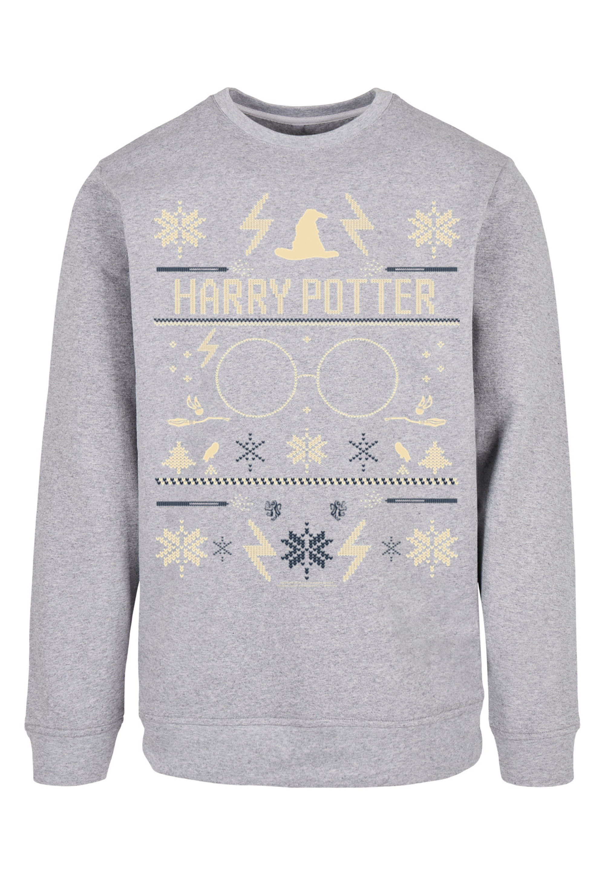 

Пуловер F4NT4STIC Sweatshirt Harry Potter Christmas Weihnachten, цвет grau meliert