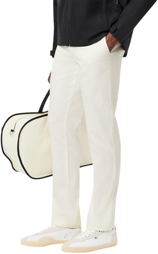 Брюки Lacoste, чинос Slim Fit из эластичного хлопка, цвет Flour — фото 2