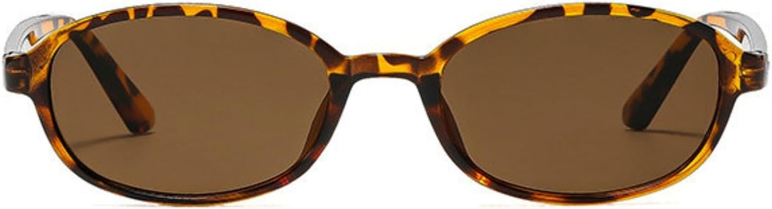 

Солнцезащитные очки Willochra в стиле ретро, ​​овальные, модные, черные, в стиле 90-х, легкие, маленькие, круглые, в стиле Y2K, солнцезащитные очки с защитой от УФ-излучения UV400, C5