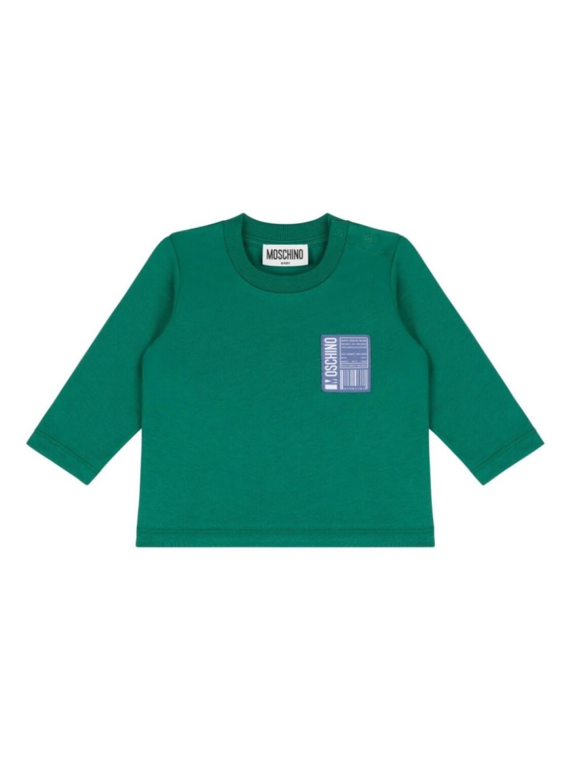 

Moschino Kids толстовка с логотипом, зеленый