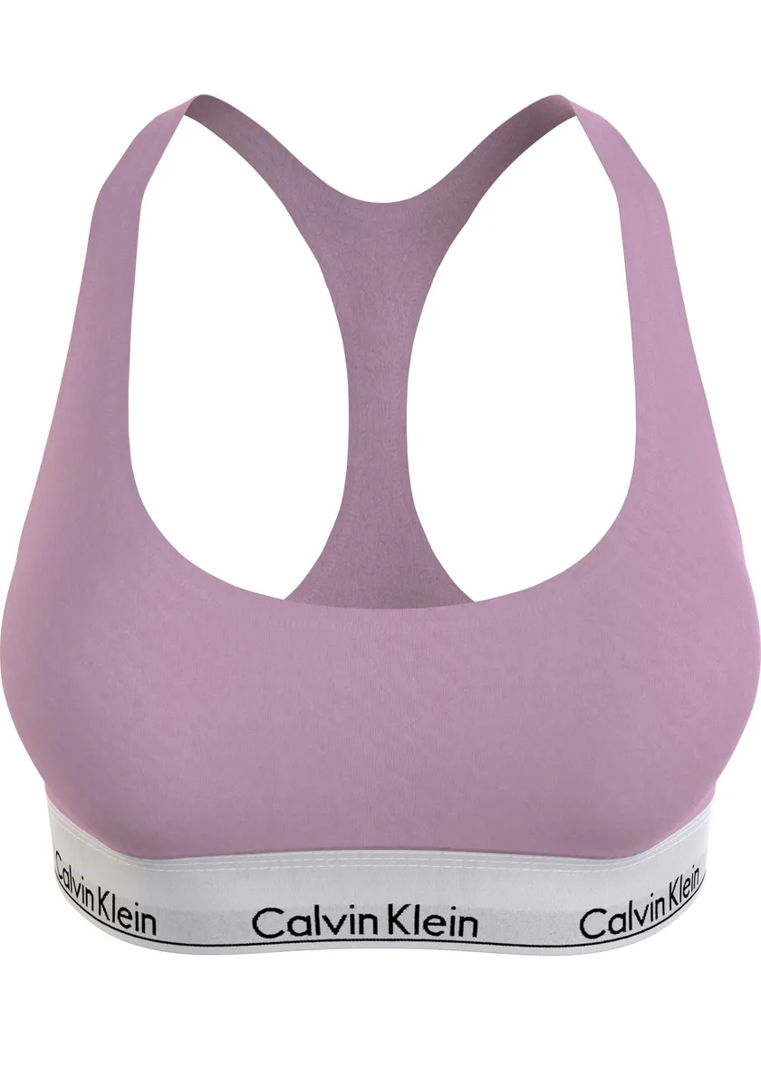 

Бюстгальтер без косточек Calvin Klein Underwear с классическим логотипом CK, цвет Flieder