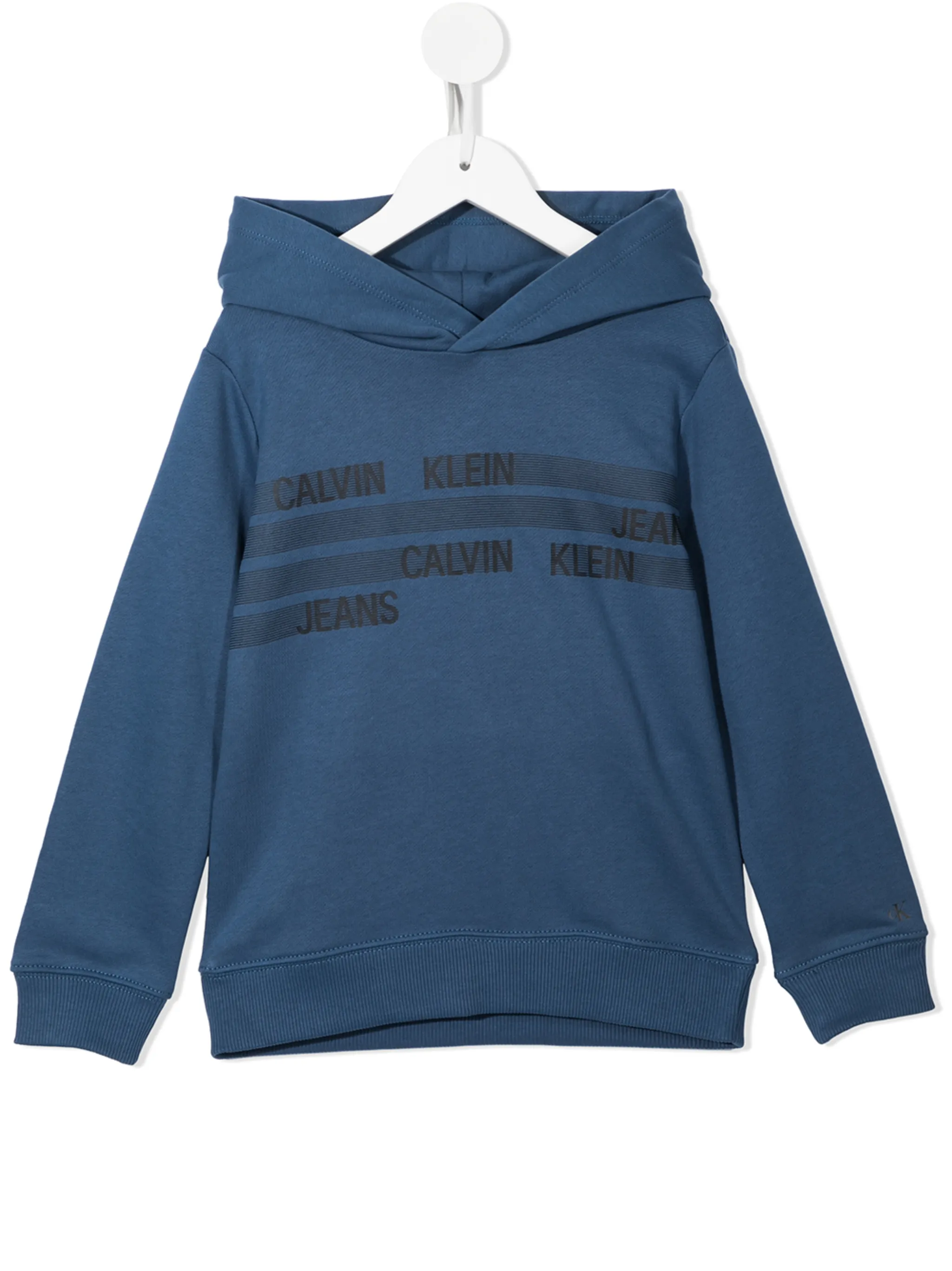 

Худи с логотипом Calvin Klein Kids, синий
