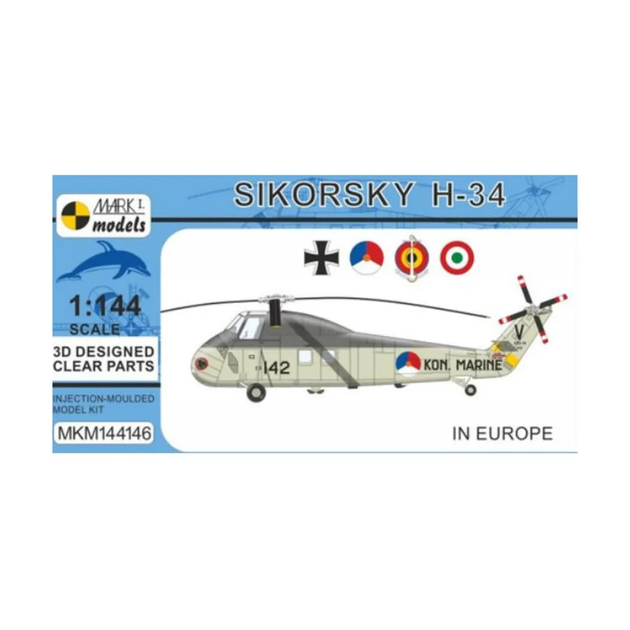 

Sikorsky H-34 - В Европе, Aircraft Models (1:144) (Mark I Models)