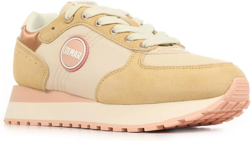 Мужские низкие кроссовки COLMAR Travis Authentic, Beige Rose — фото 2