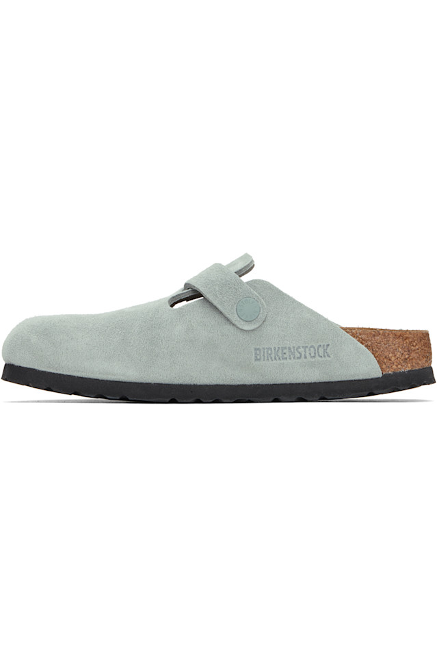 Узкие лоферы Boston с мягкой стелькой без шнуровки Birkenstock, цвет pure sage — фото 3