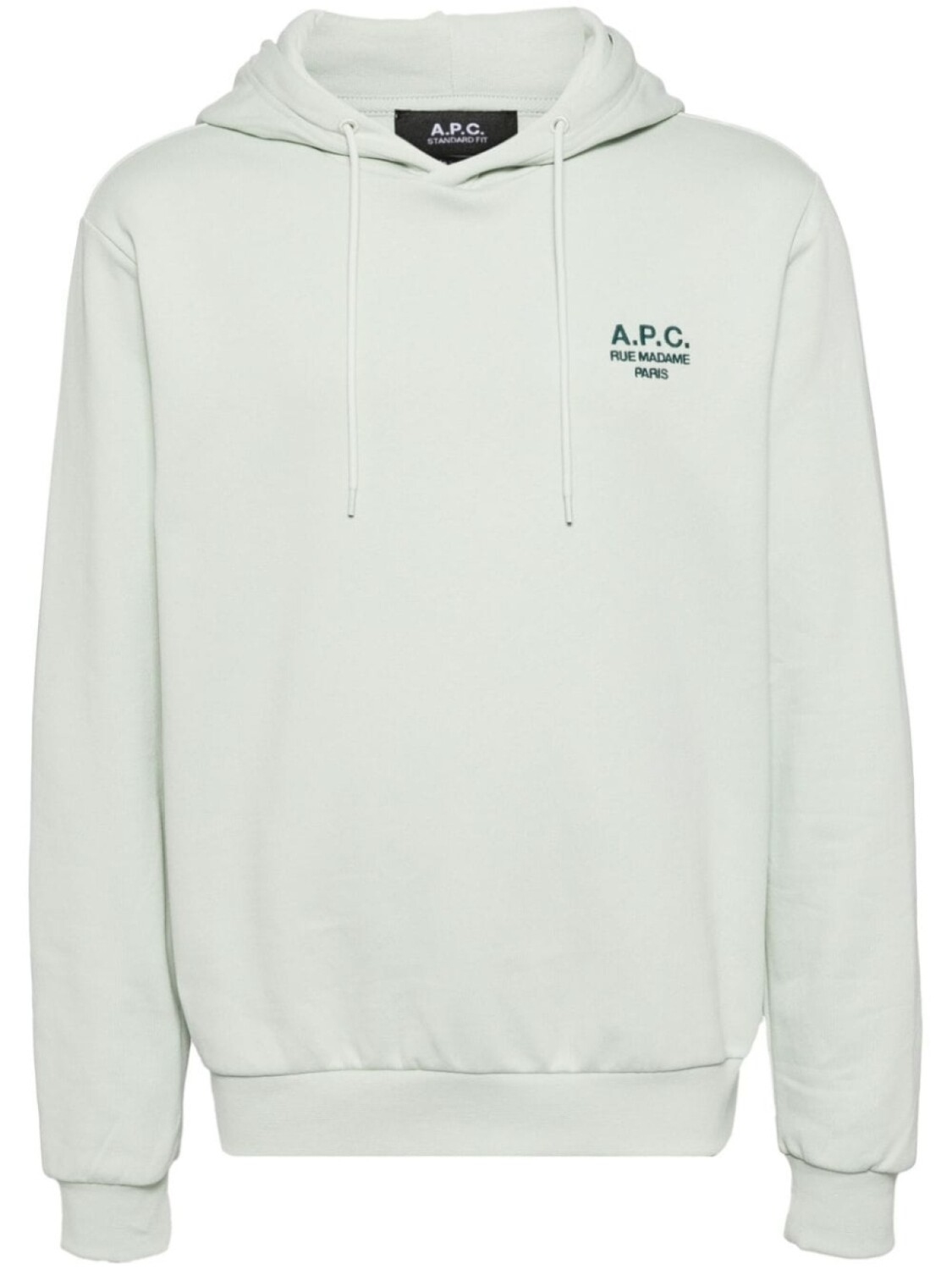 

A.P.C. худи с вышитым логотипом, зеленый