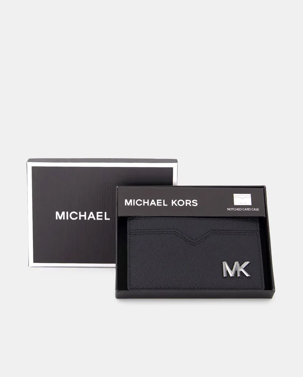 

Визитница с логотипом Hudson Men's Michael Kors, черный