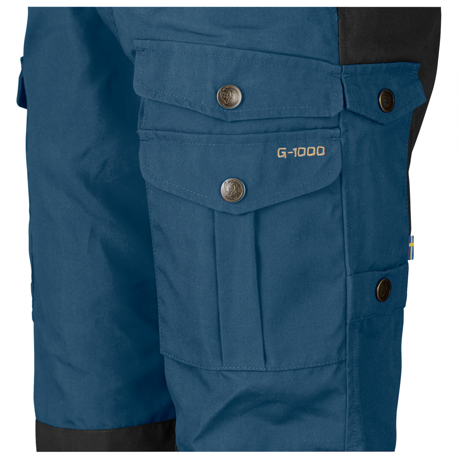 Трекинговые брюки Fjällräven Kids Vidda Trousers, цвет Mountain Blue — фото 3