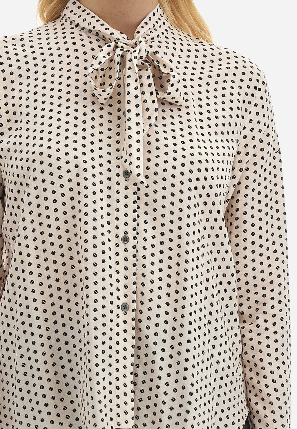 

Блузка на пуговицах LONG-SLEEVED JERSEY La Martina, цвет Mottled Beige