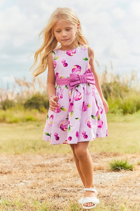 

Детское хлопковое платье Mayoral, фиолетовый