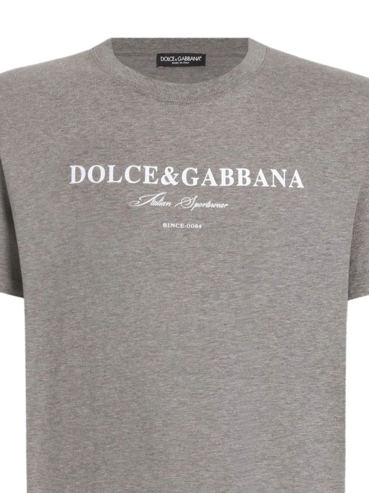 Dolce & Gabbana футболка с круглым вырезом, серый — фото 2