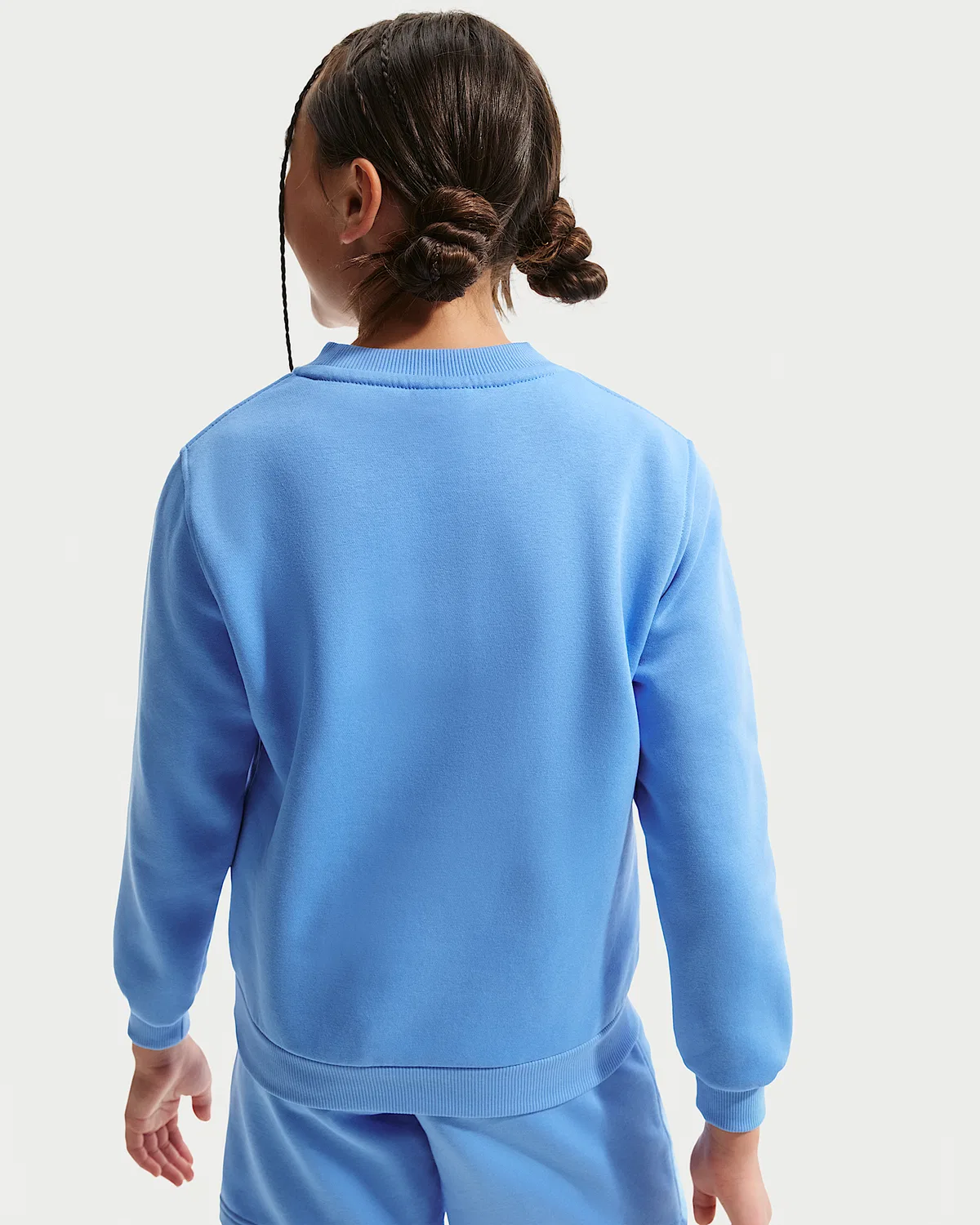 Детская толстовка Nike Sportswear Club Fleece, University Blue/White — фото 4
