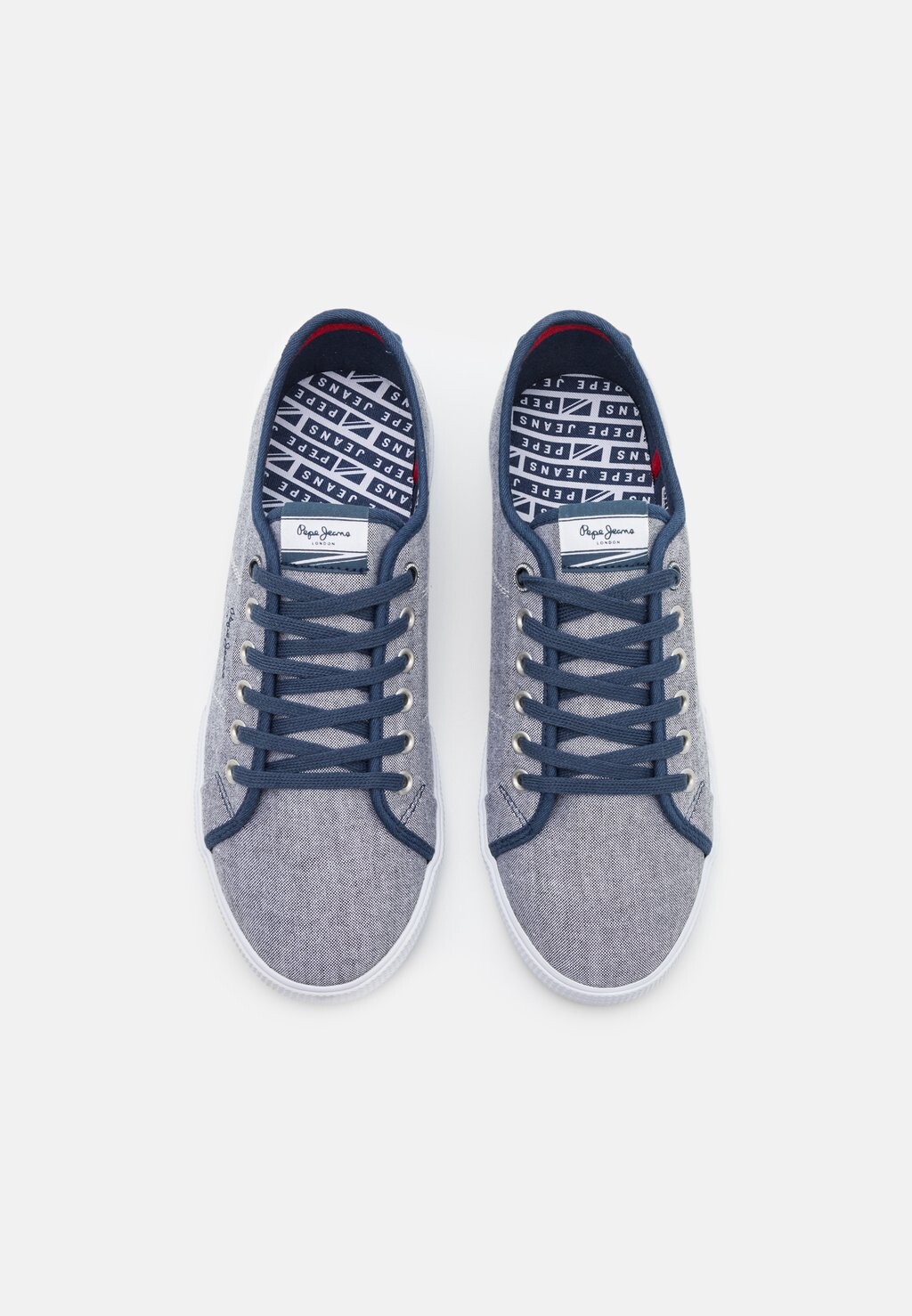 Низкие кроссовки BRADY CHAMBRAY Pepe Jeans, синий — фото 4