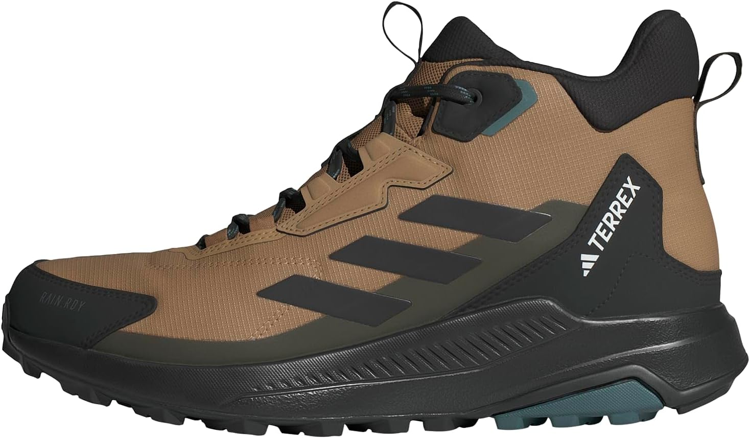 

Мужские походные ботинки adidas Terrex Anylander Mid Top Rain.Rdy, черный/оливковый