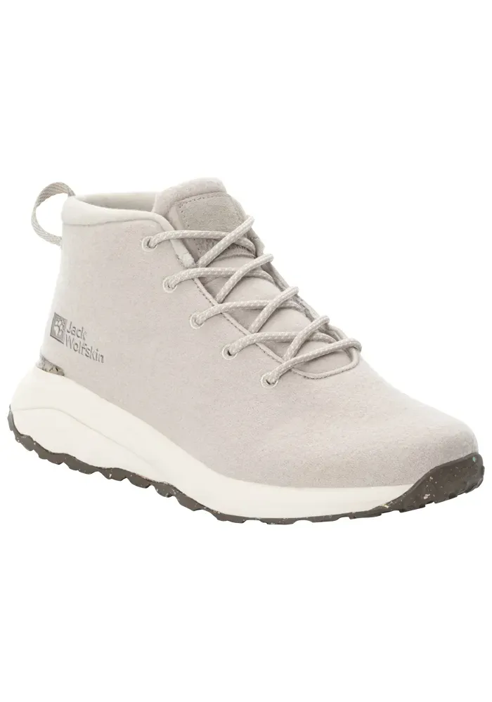 Туфли на шнуровке Jack Wolfskin "CAMPFIRE WOOL MID W", серый — фото 3