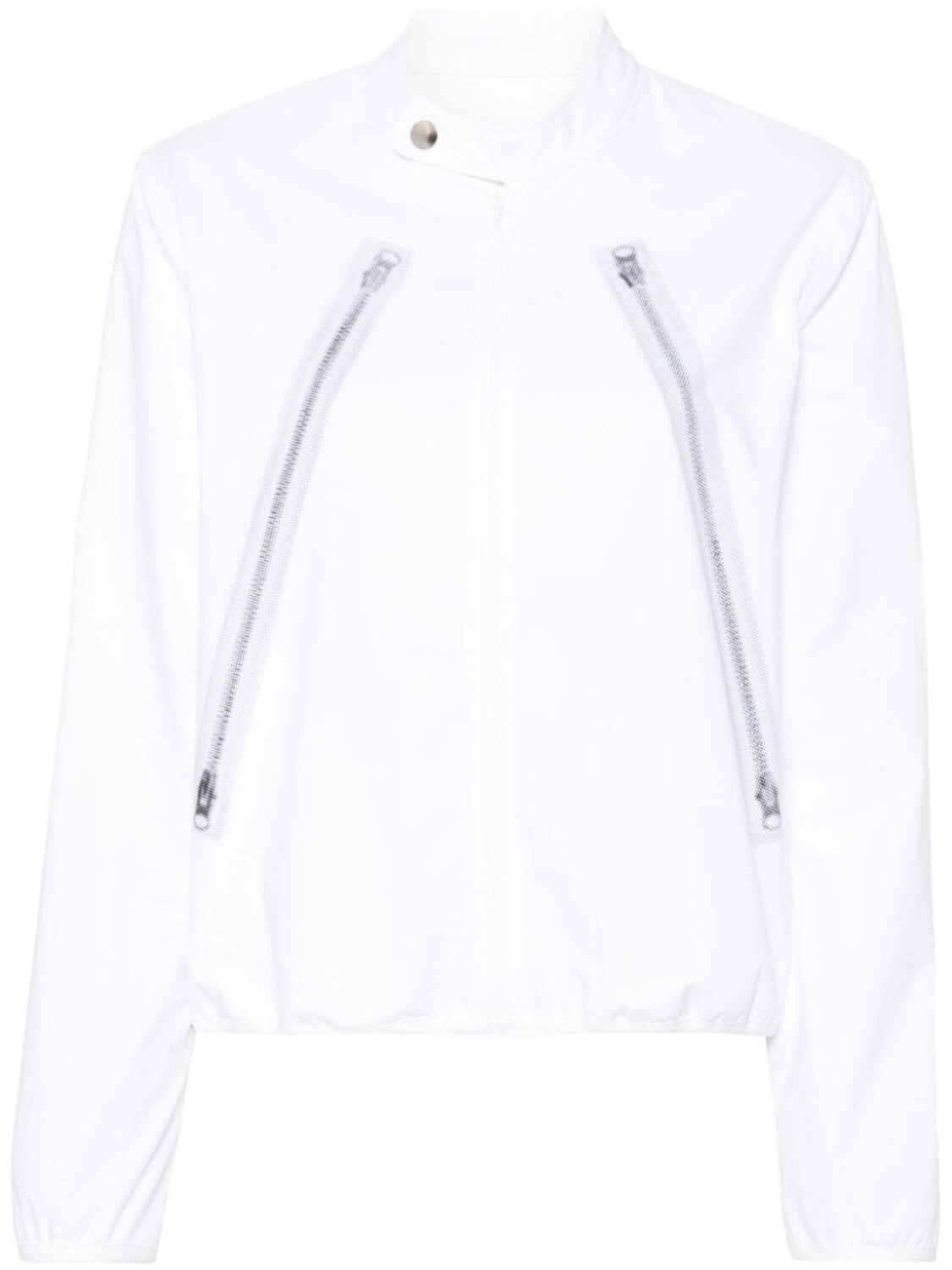 

MM6 Maison Margiela бомбер с графичным принтом, белый