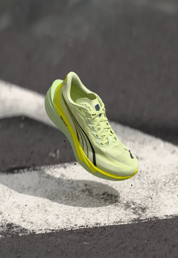 Кроссовки для бега по шоссе deviate nitro 4 Puma, Apple Spritz/Deep Plum