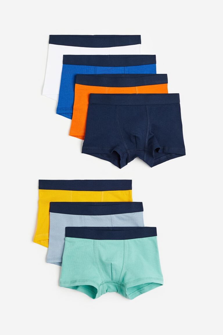 

7 пар боксеров H&M, мультиколор