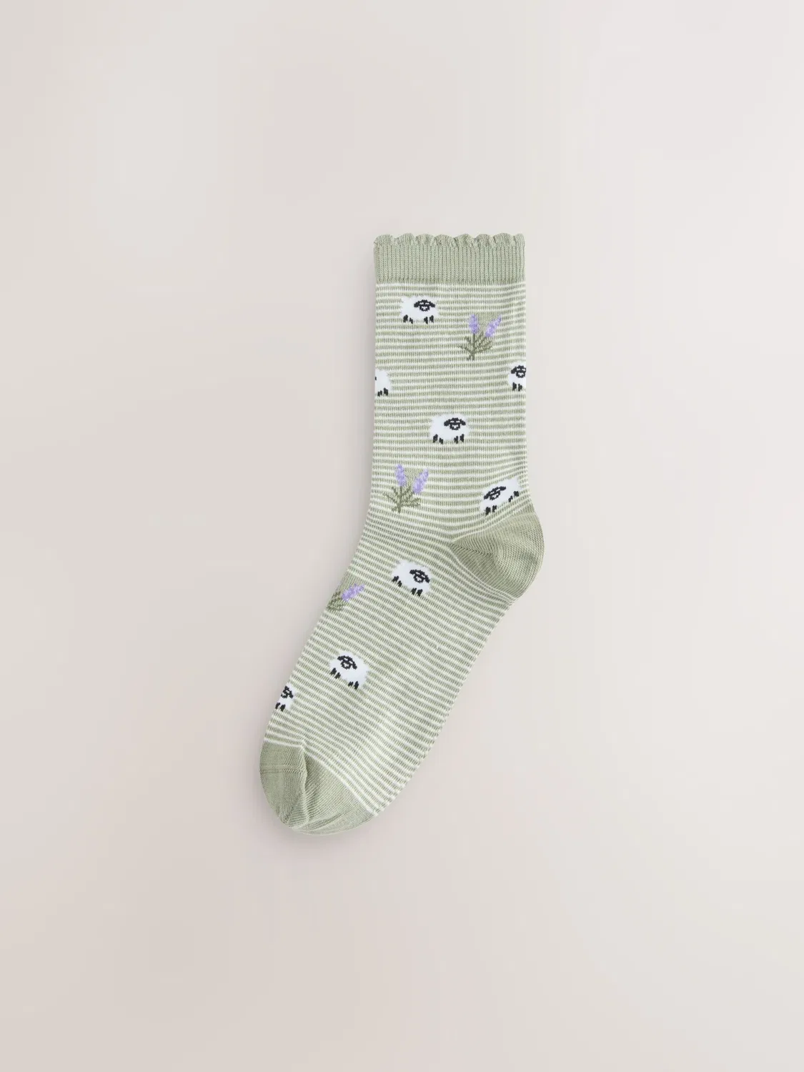 Носки Next, Light Blue/Yellow/Light Green/Lilac/White — фото 4