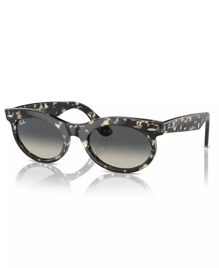 

Унисекс-солнцезащитные очки Wayfarer Oval Change RB2242 Ray-Ban, серый