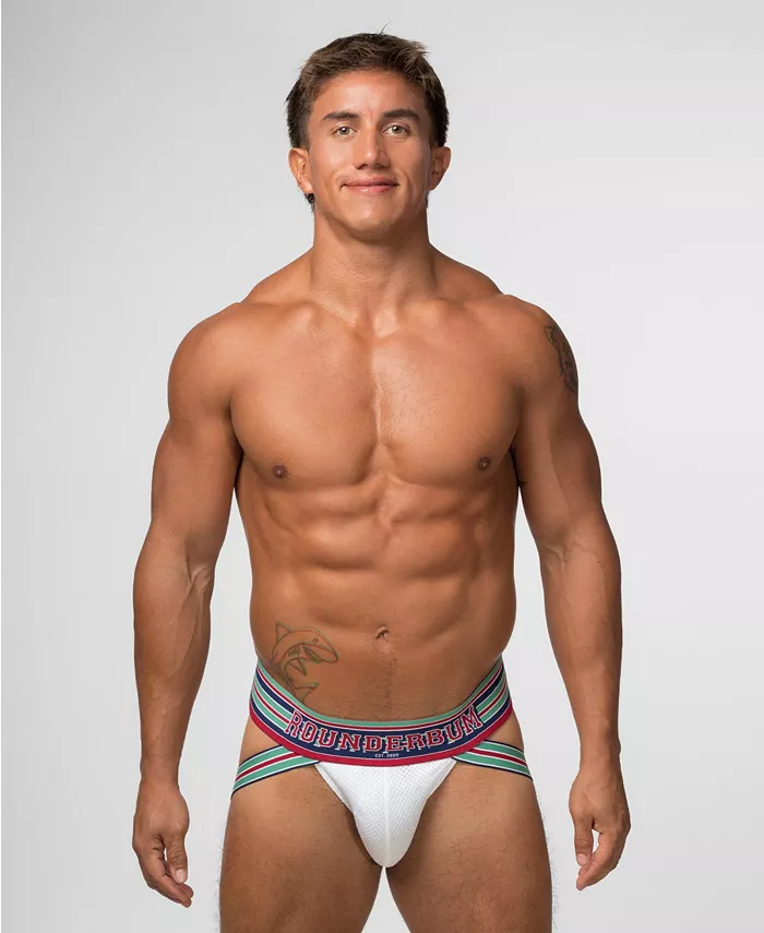 

Мужской VARSITY Lift Jockstrap Rounderbum, белый