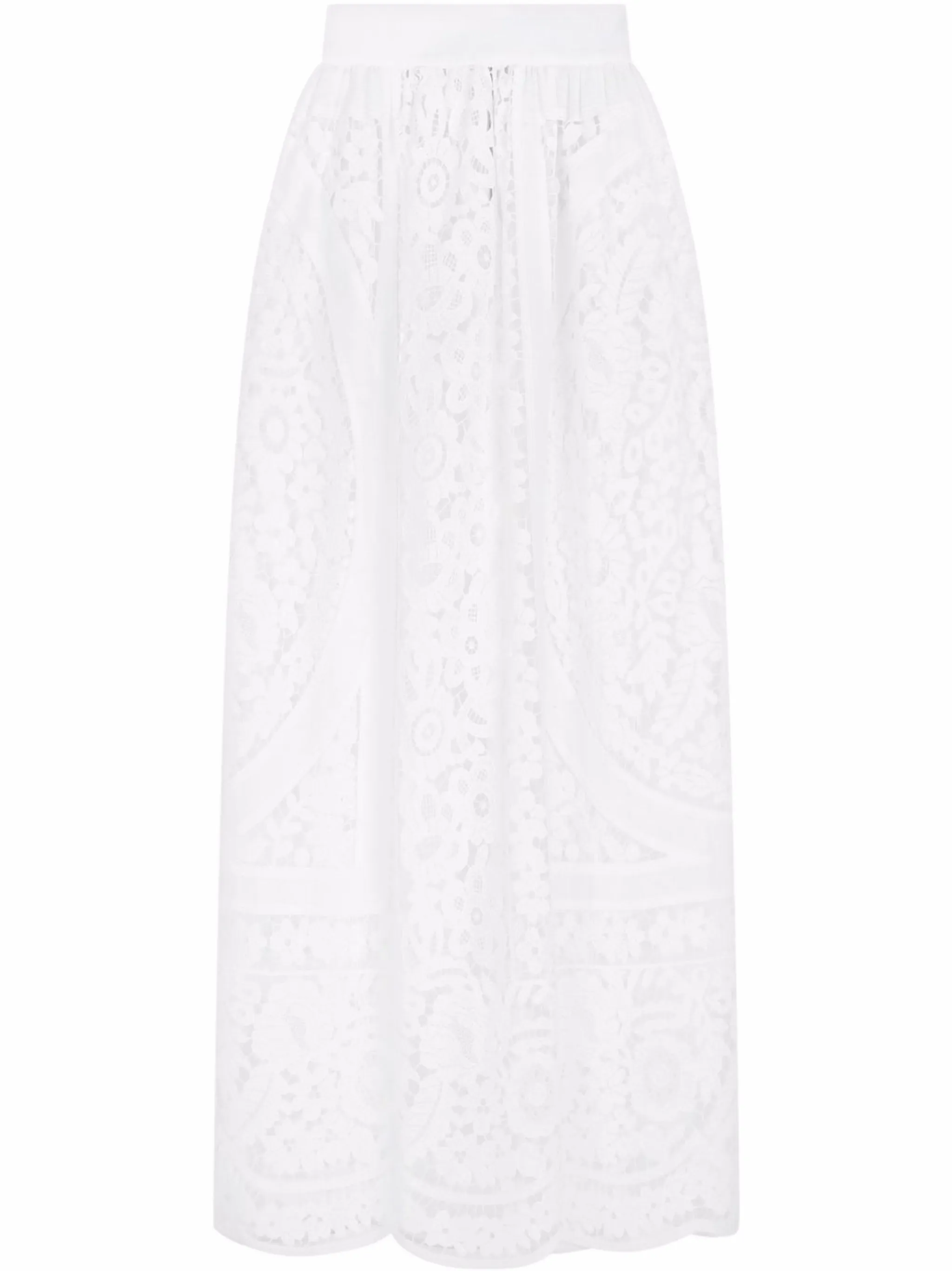 

Юбка макси с вышивкой Dolce & Gabbana, белый