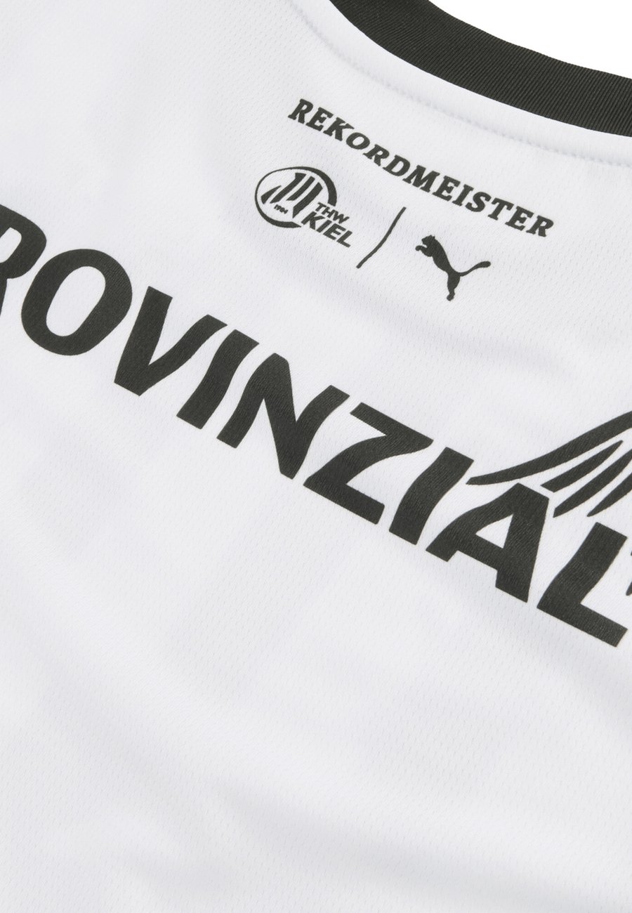 Футболка Puma THW KIEL 25/26, White Black/White — фото 4