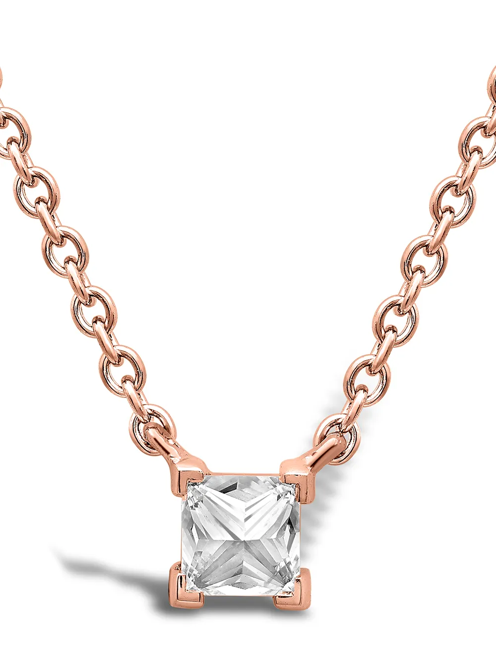 

Колье Rockchic из розового золота с бриллиантом Pragnell, розовый