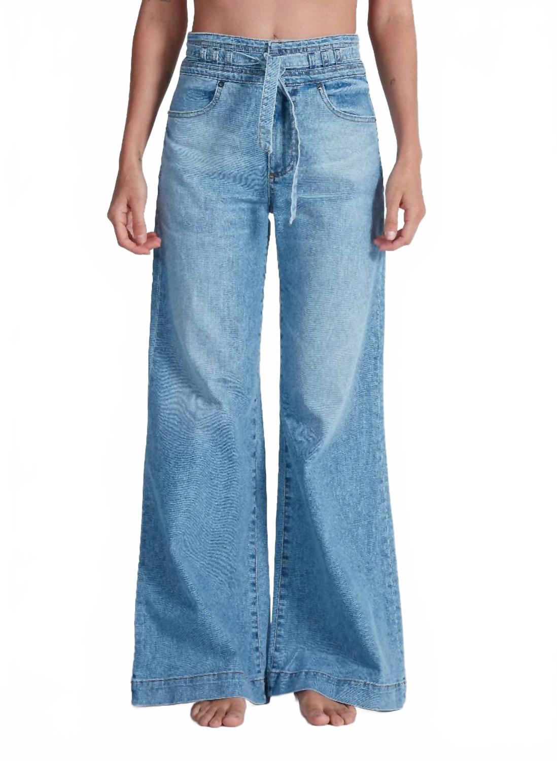 

Рио Джинсы с широкими штанинами в цвете Блонди ASKK NY, Blondie