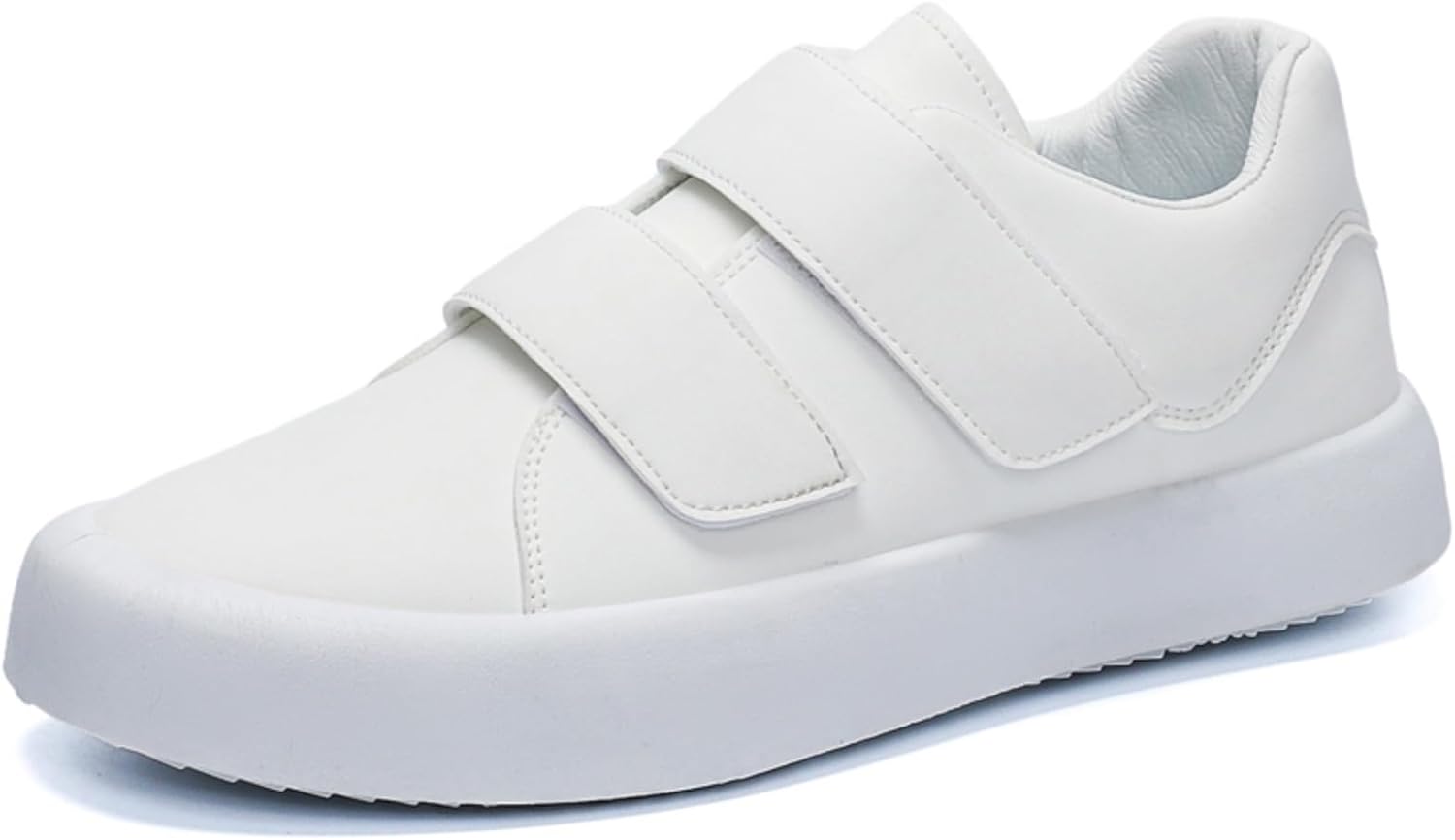 

Мужские белые кроссовки на платформе с застежкой-молнией, стильные повседневные кроссовки с перфорацией и толстой подошвой, удобные для ежедневной носки и отдыха Aokisx