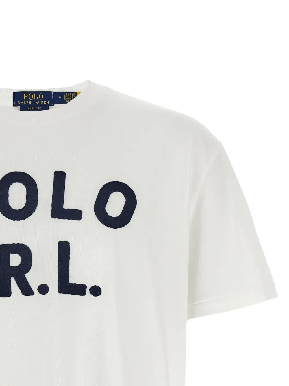 Футболка с логотипом-нашивкой POLO RALPH LAUREN, белый — фото 3