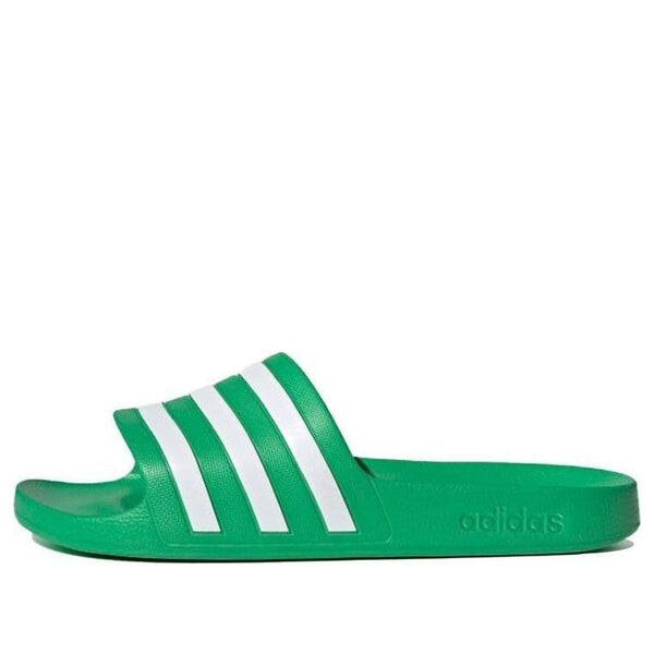 

Тапочки adilette aqua slides 'vivid green' Adidas, зеленый