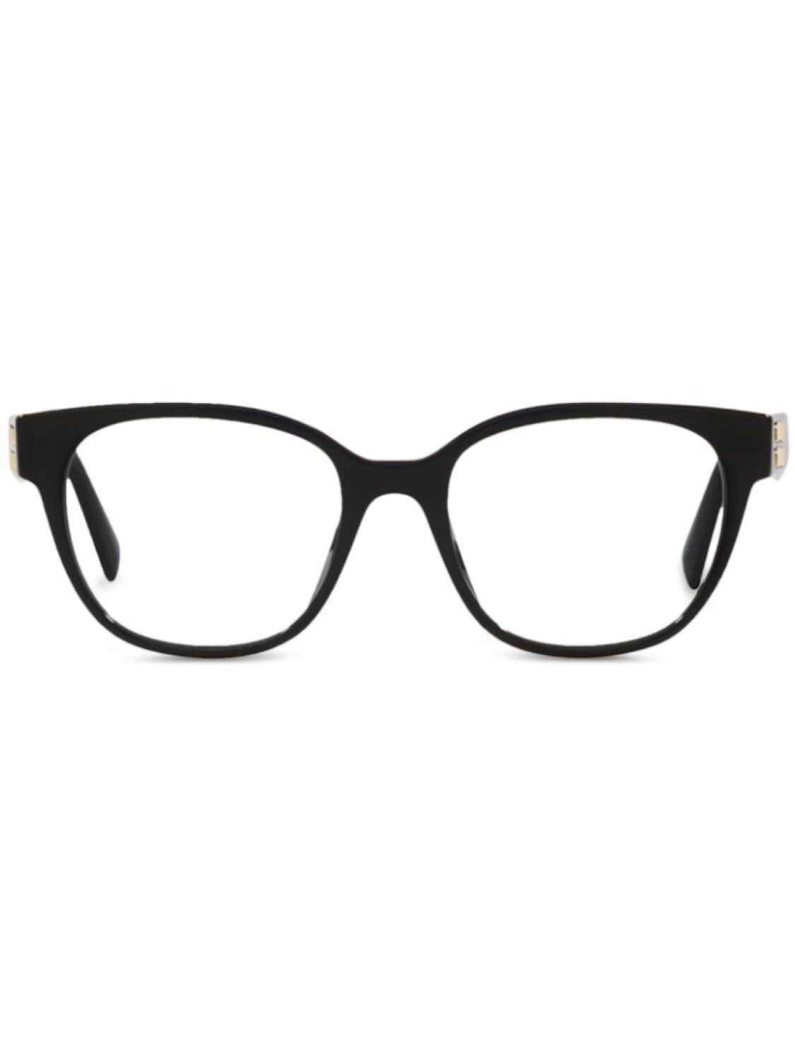 

Очки в квадратной оправе Miu Miu Eyewear, черный