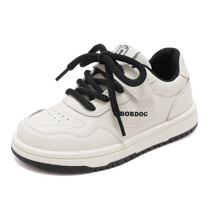 Детские скейтерские кроссовки Kids BOBDOG, бежевый/черный — фото 3
