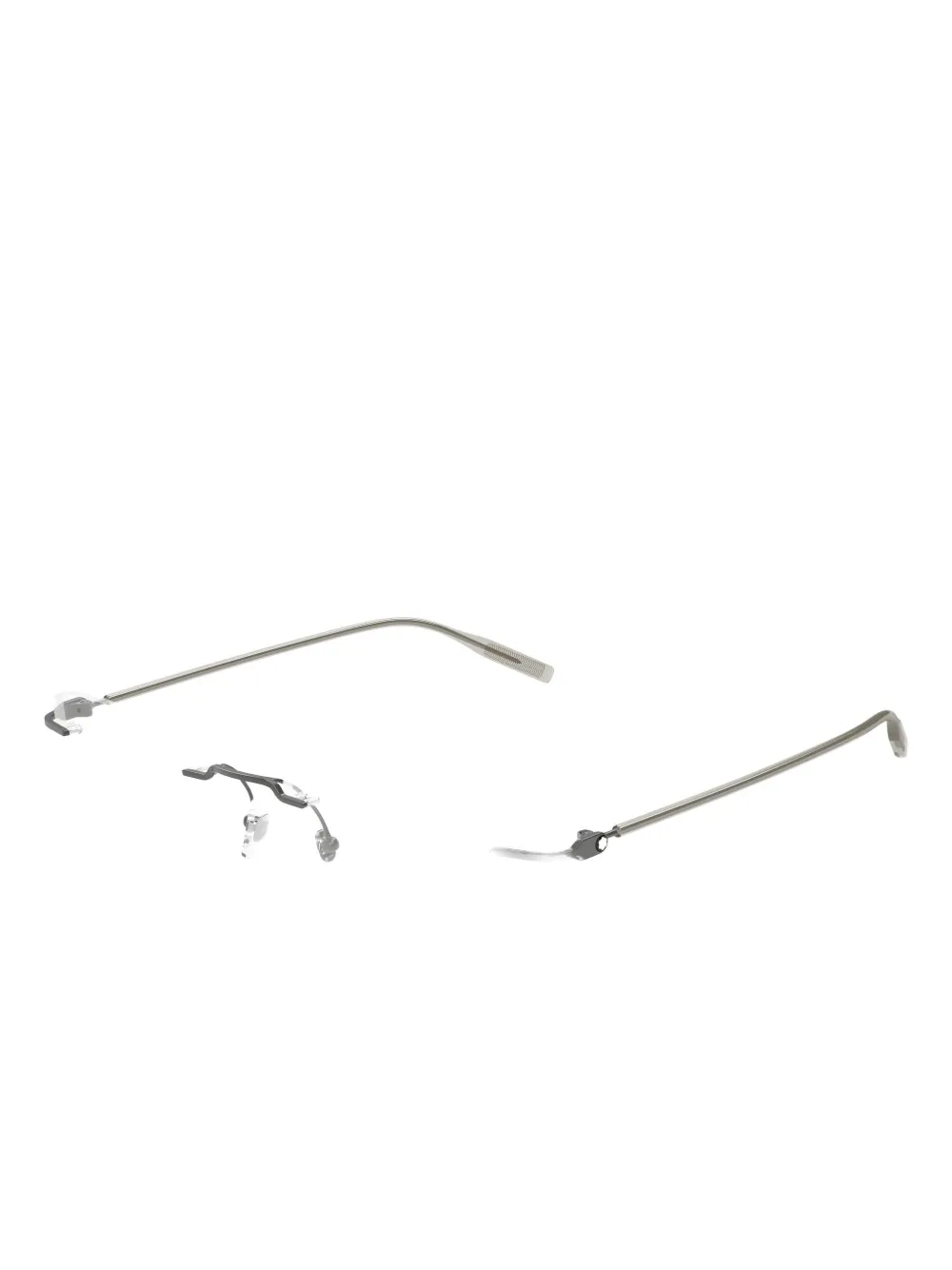 

Очки в прямоугольной оправе Montblanc, серый