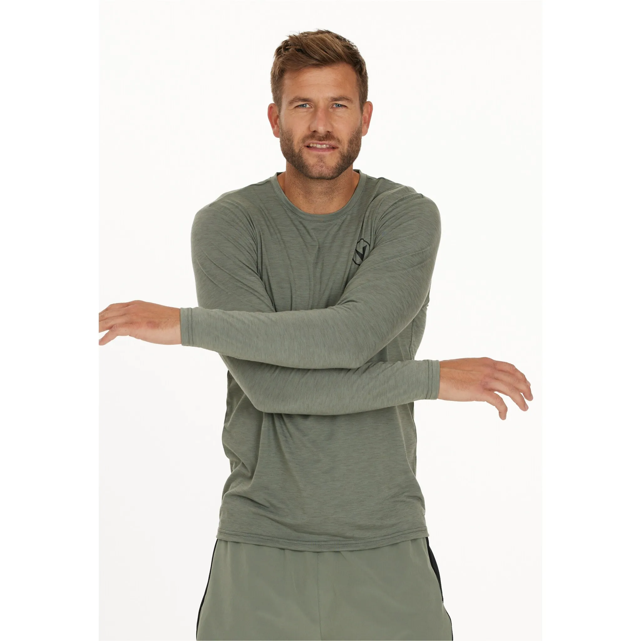 

Рубашка Virtus с длинными рукавами "JOKERS M L/S", с инновационной технологией Quick Dry, хаки