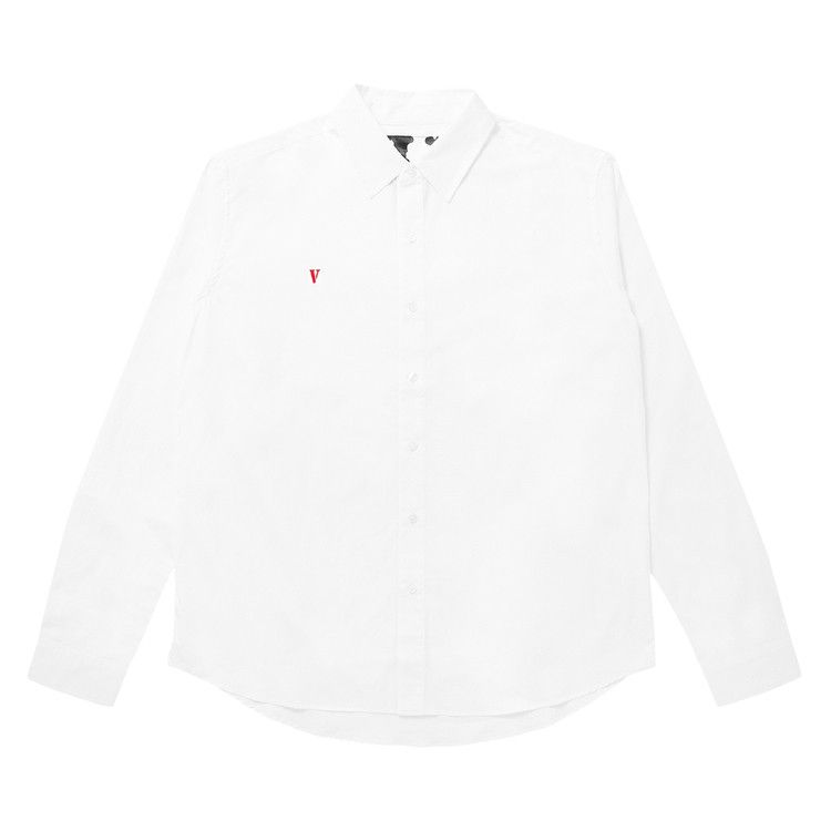 

Лонгслив Vlone Long-Sleeve Button Up, White/Red