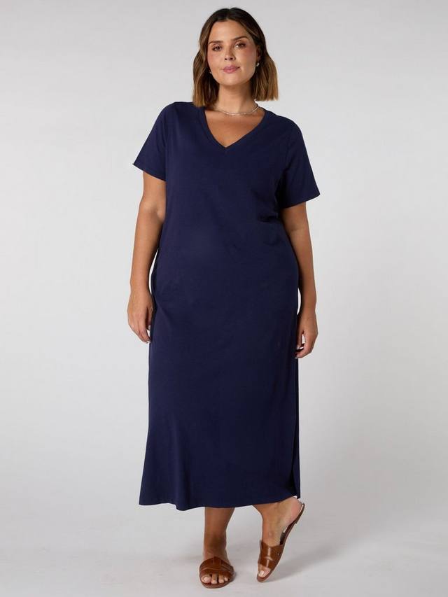 

Платье-футболка Curve Slub Live Unlimited, Blue