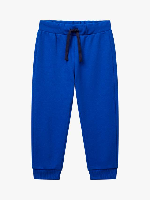 

Детские хлопковые джоггеры с кулиской Benetton, Blue