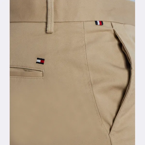 Узкие брюки-чиносы Core Bleecker 1985 Tommy Hilfiger, бежевый — фото 4