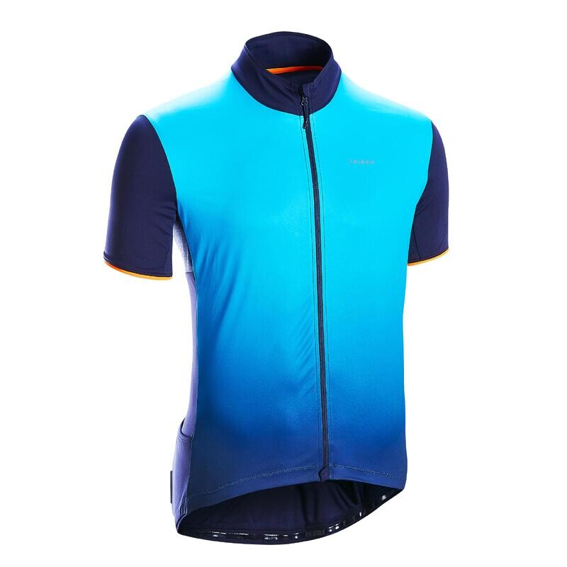 

Велосипедный трикотаж Van Rysel, цвет stahlblau/blau/fluoreszierendes neonorange