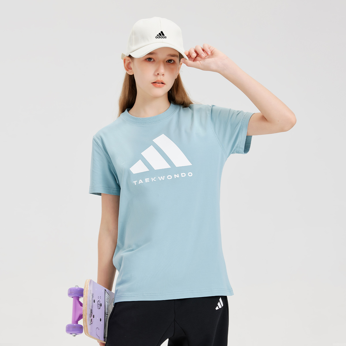 Футболка с коротким рукавом AdiCLTS24TKT LGW Kids' Adidas, Adiclts24Tkt-Lgw — фото 3