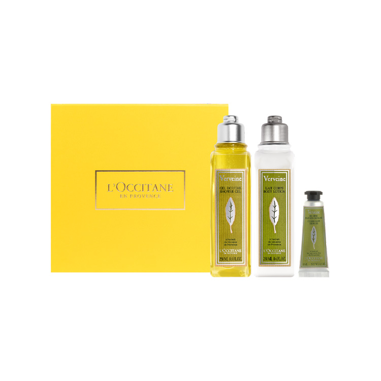 

Подарочный набор для освежающей ванны набор средств по уходу за телом успокаивающий эффект для кожи ароматерапия 250мл+250мл+100г LOCCITANE, Three-Piece Set: Verbena Shower Gel 250ml+Verbena Body Lotion 250ml+Verbena Hand Cream 10ml