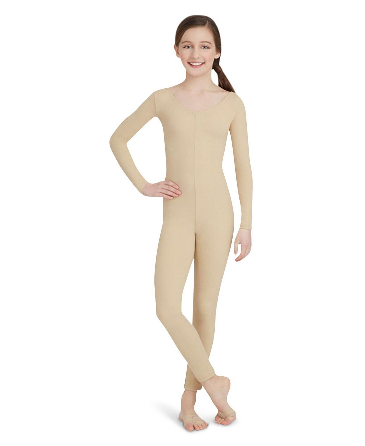 

Комбинезон с длинными рукавами для больших девочек Capezio