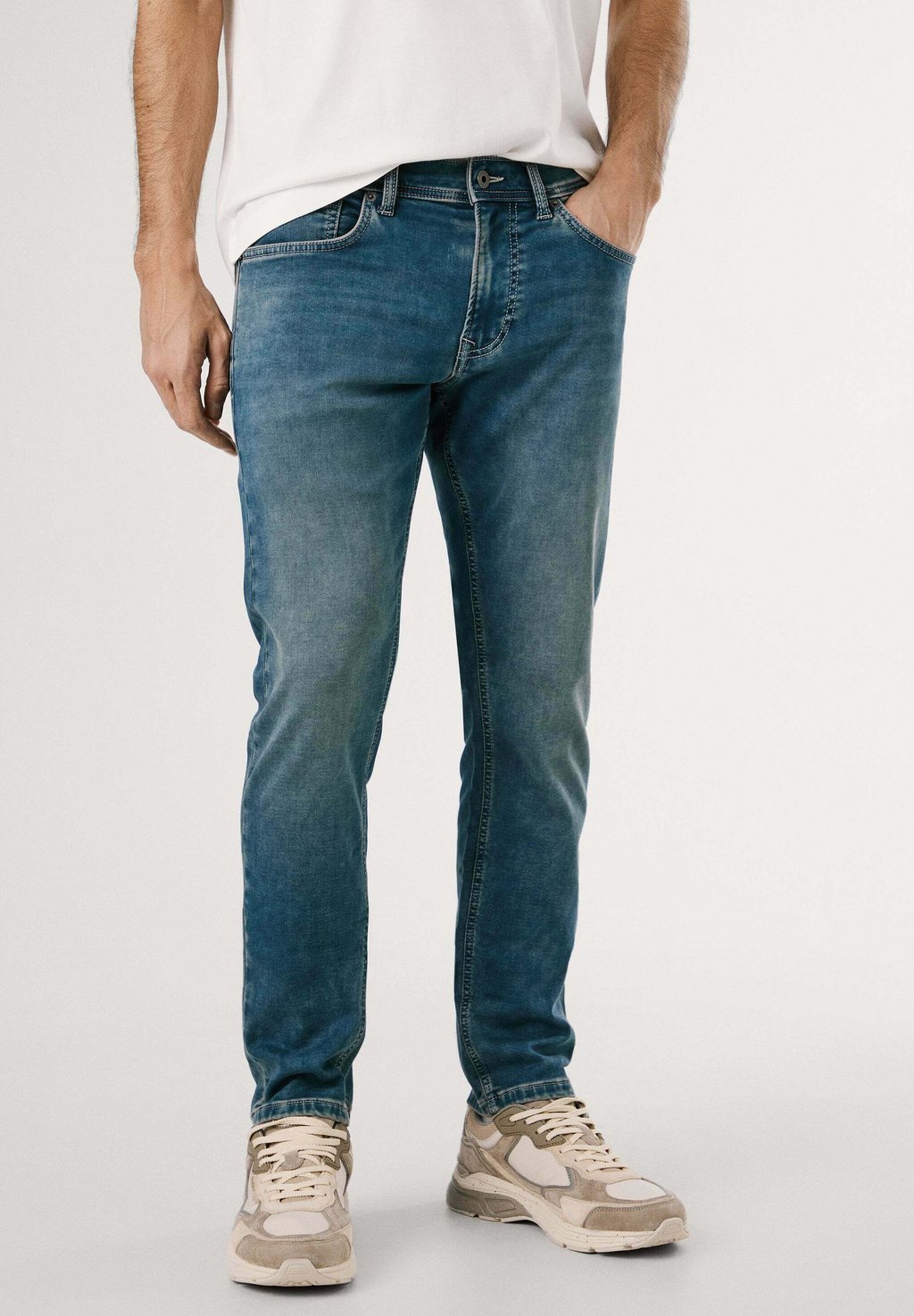 

Джинсы облегающего кроя GYMDIGO Pepe Jeans, цвет Authentic Steel Blue Gymdigo