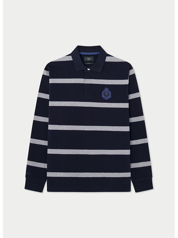 

Hackett London Рубашка-поло темно-синего цвета, Синий, Hackett London Рубашка-поло темно-синего цвета