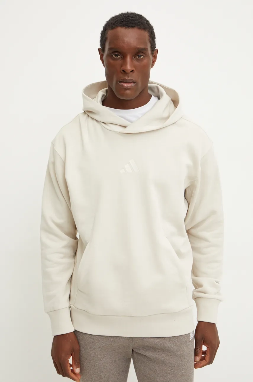 

Толстовка из хлопка All SZN adidas, бежевый