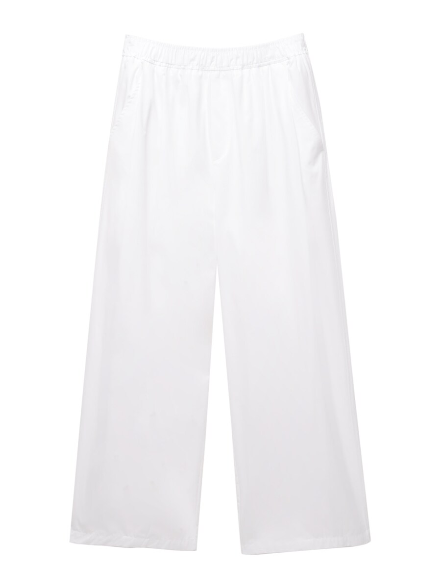 

Широкие брюки Pull&Bear, белый