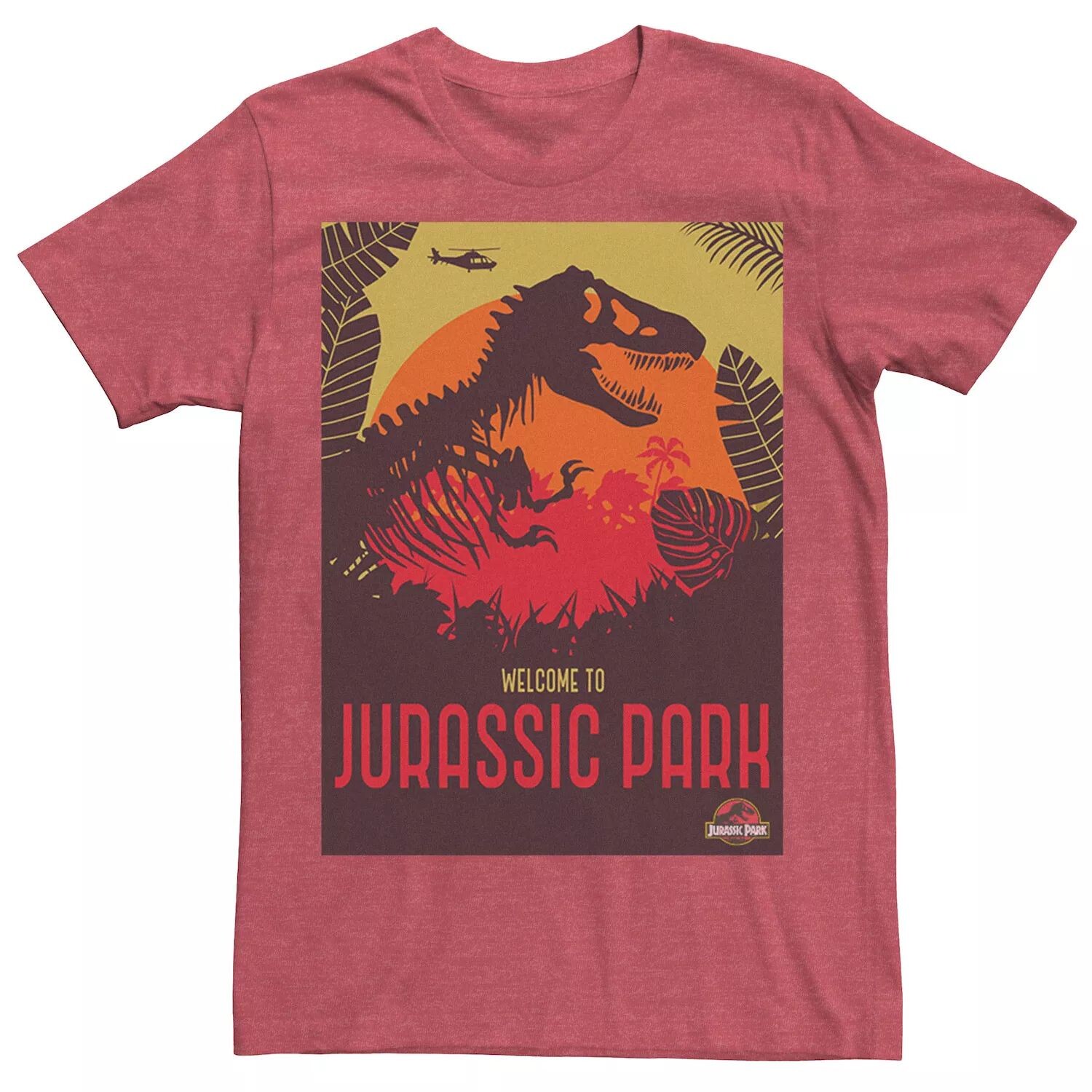 

Мужская футболка Jurassic Park Welcome T-Rex Sunset Licensed Character