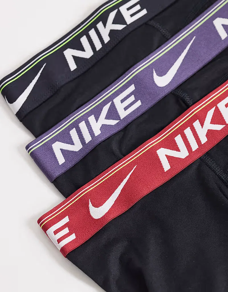 Комплект из 3 боксерских трусов Nike Ultra Comfort, черный — фото 3